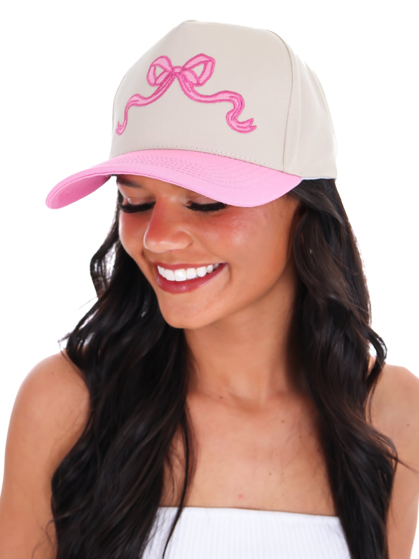 Canvas Bow Hat