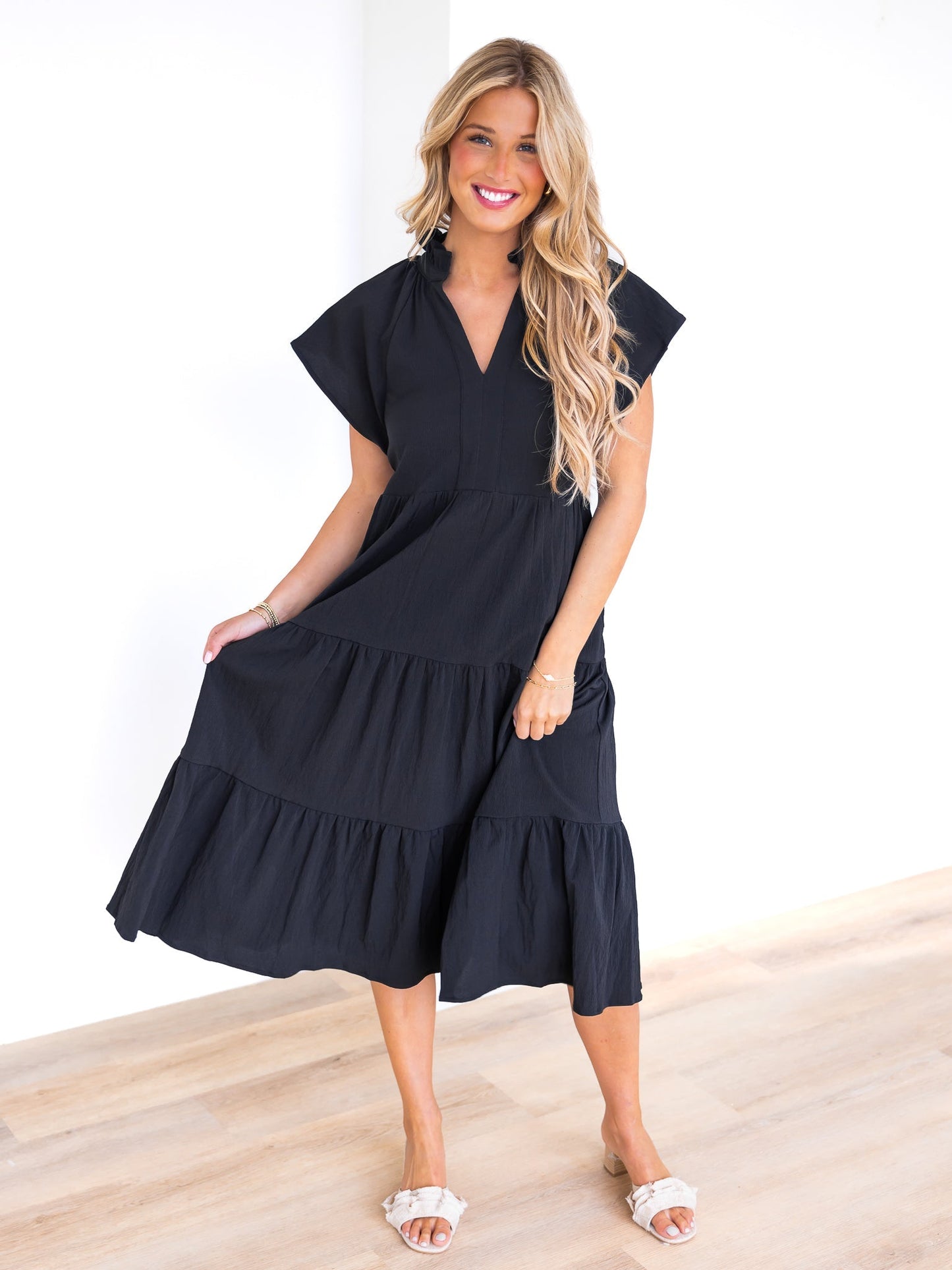 Yes Please Tiered Maxi Dress