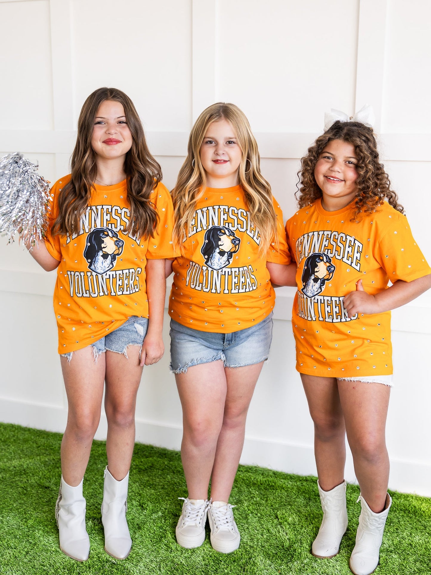 Youth Tennessee Volunteers Smokey All-Over Rhinestone Tee