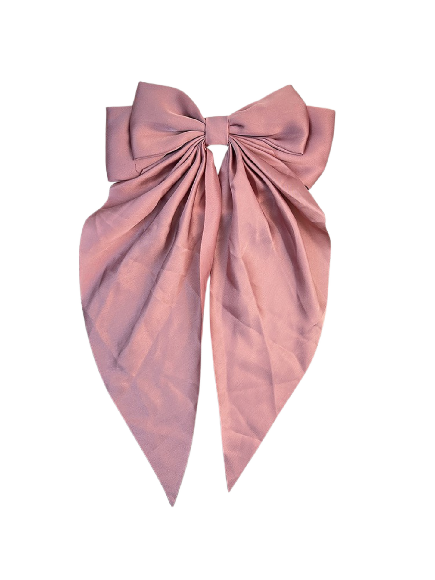 Large Satin Bow Hair Clip