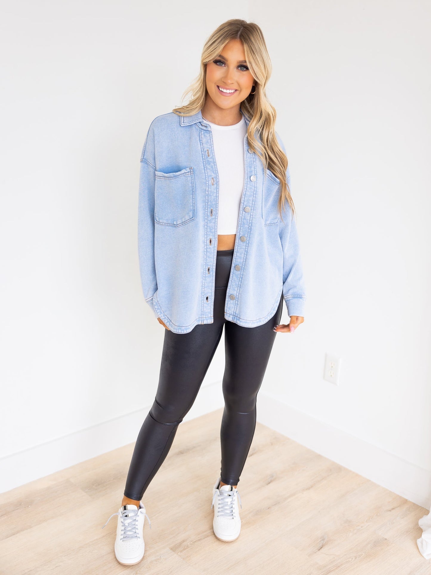 Z Supply All Day Knit Denim Jacket